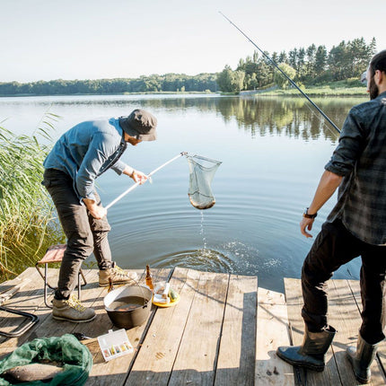 Bluegarden kokoontaitettava teleskooppinen laskuverkko 190cm