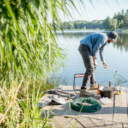 Bluegarden kokoontaitettava teleskooppinen laskuverkko 190cm