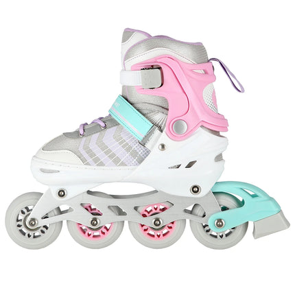 4in1 (rullaluistimet) NILS EXTREME NH18192, pink-mint, L (39-43)