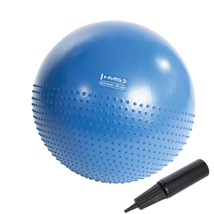 Voimistelupallo HMS YB03N Gym Ball 55 cm, sininen