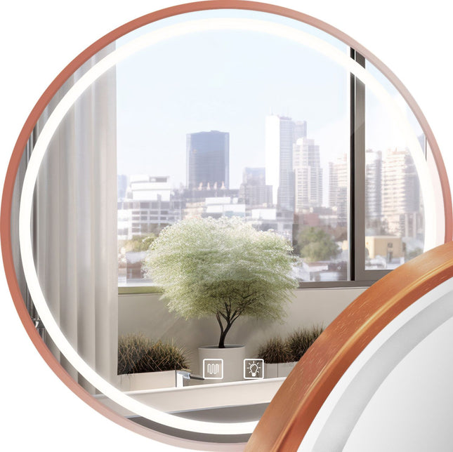 LED SEINÄPEILI 50cm MMJ BRUSH ROSE GOLD – Kulta
