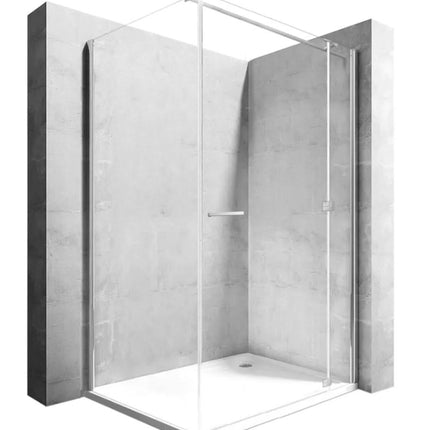 Rea Uno Line suihkukaappi 80x100 – Musta