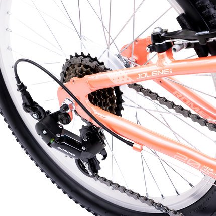 Lasten polkupyörä ROMET Jolene 20 KID 1, pinkki-valkoinen