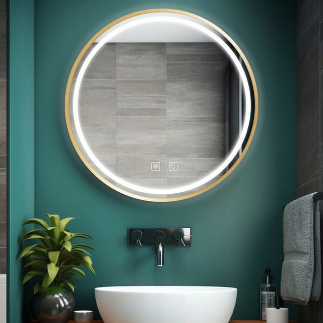 LED SEINÄPEILI 90cm MMJ BRUSH GOLD – Kulta