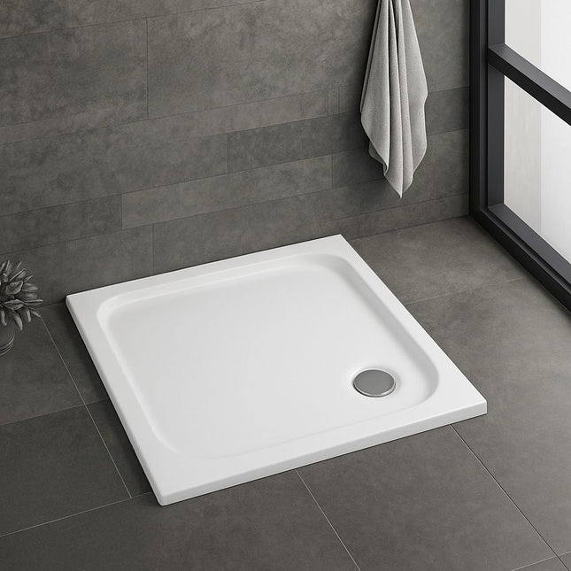 Suihkuallas Rea Belmond White 80x80 – Valkoinen