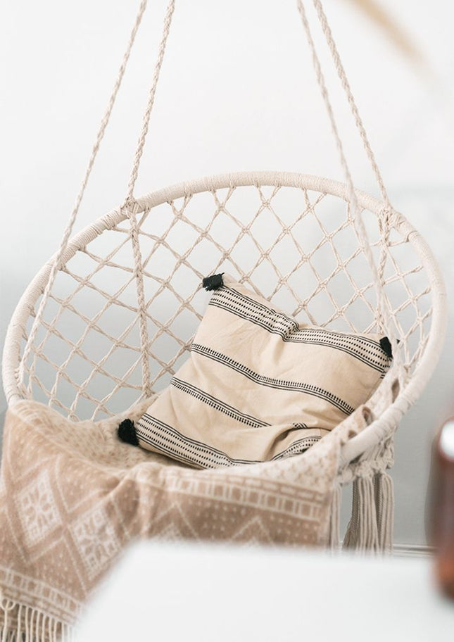 Boho-riipputuoli haikaranpesällä ekru GL078