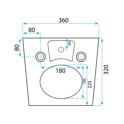 CARLO MINI Tornado Rimless Slim N wc-istuin + CARLO MINI bidee