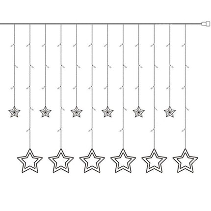 Jouluvalot LED-verhotähdet 3m