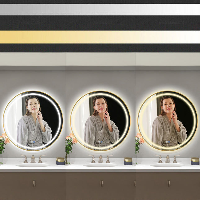 LED SEINÄPEILI 60cm MMJ BRUSH GOLD – Kulta
