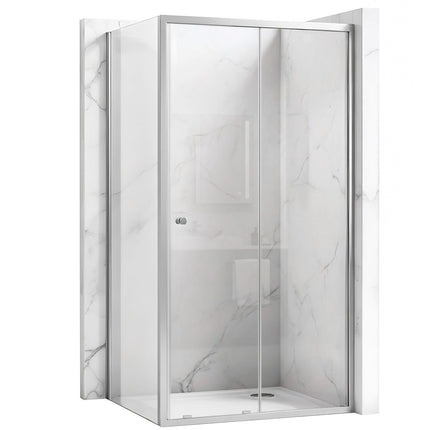 Rea suihkukaappi Rea Primo Slide 100x70 Chrome – Kromi