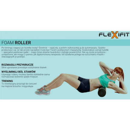 Foam Roller 90cm Flexifit hierontarulla