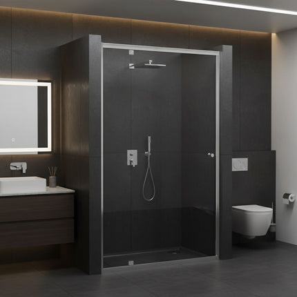 Suihku ovi Rea Primo Swing 100 Chrome – Kromi