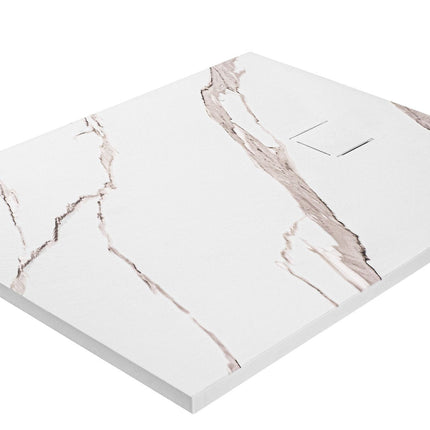 Magnum CARRARA WHITE suihkuallas 90x120 – Valkoinen