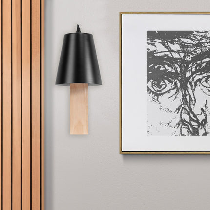 LOFT SEINÄVALAISIN APP1279-1W BLACK – Musta