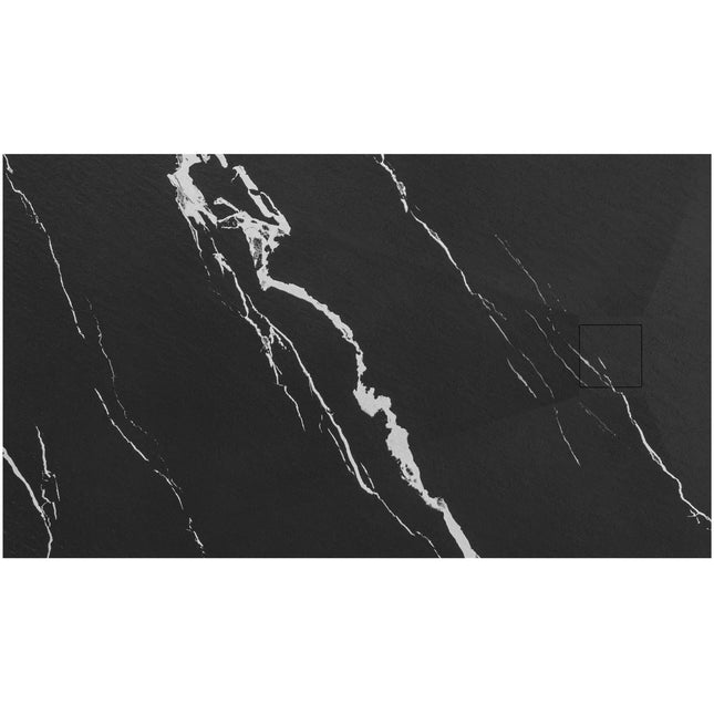 Magnum CARRARA BLACK suihkuallas 90x120 – Musta