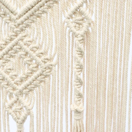 BOHO MACRAME SEINÄKORISTE SISUSTUSSETTI + ECRU MACRAME