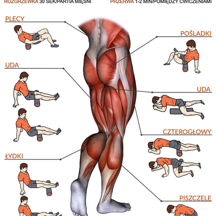 Foam Roller 90cm Flexifit hierontarulla