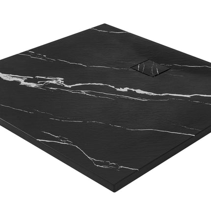 Magnum CARRARA BLACK suihkuallas 90x90 – Musta