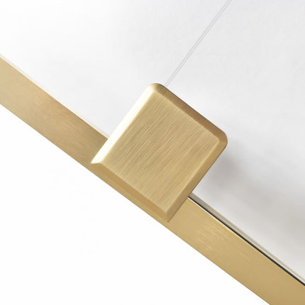 REA suihkukaappi Montana Double Gold Brush 80x80 – Kulta