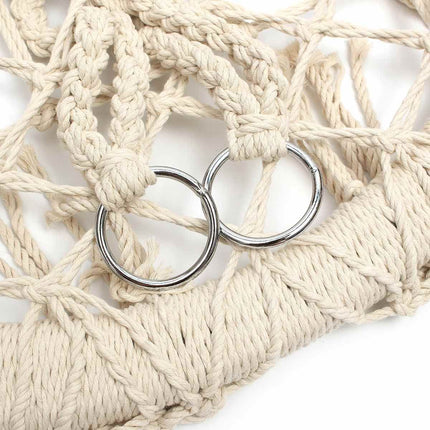 Setti Boho keinu nojatuoli GL078 + tyyny 322147 Ecru