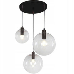 Lassi lasista riippuva kattovalaisin 20+25+30 cm APP309-3C Musta