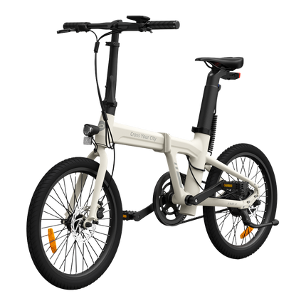 Kokoontaittuva sähköpyörä ADO A20 AIR, valkoinen