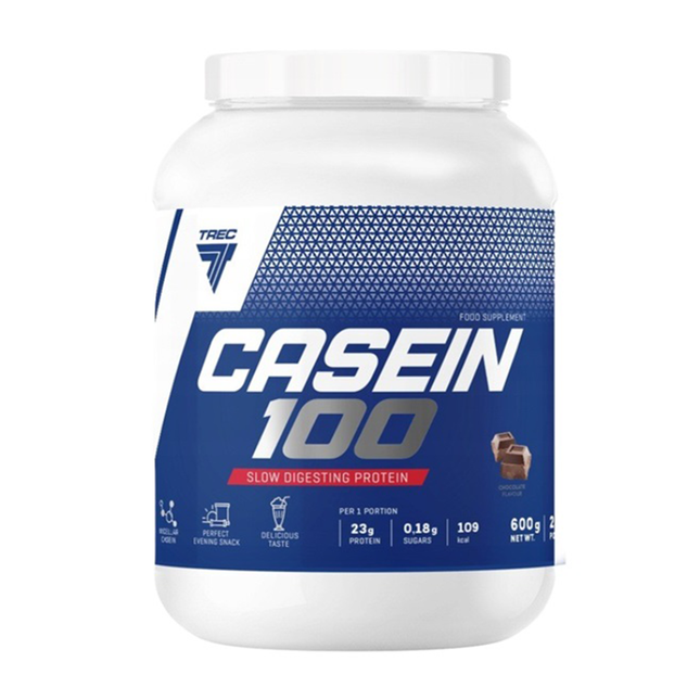 Hitaasti imeytyvä kaseiiniproteiini TREC CASEIN 100 COCOLATE 600g