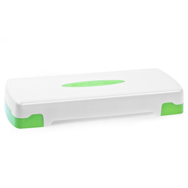 Aerobinen stepperi SPOKEY Basic IV Step, valko-vihreä