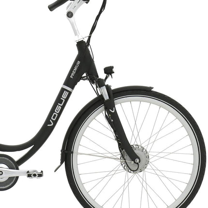 Sähköpyörä VOGUE Premium, mattamusta 7k