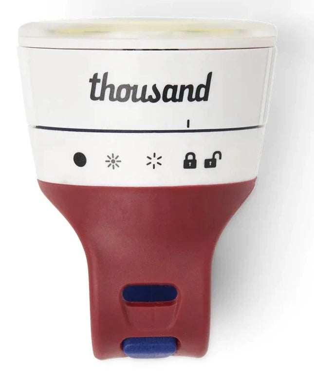 Ajovalo THOUSAND Traveler Magneettinen pyörävalo, Speedway Creme