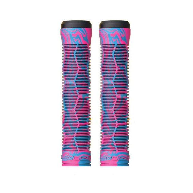 Kahvat Fuzion Hex Pro Scooter Grips Pinkki/sininen