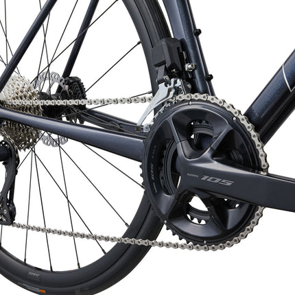 Polkupyörä GIANT TCR Advanced 1+ Disc-Pro Compact, kylmä yö (XL)