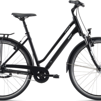 Naisten polkupyörä GIANT Attend CS LDS, musta (S)