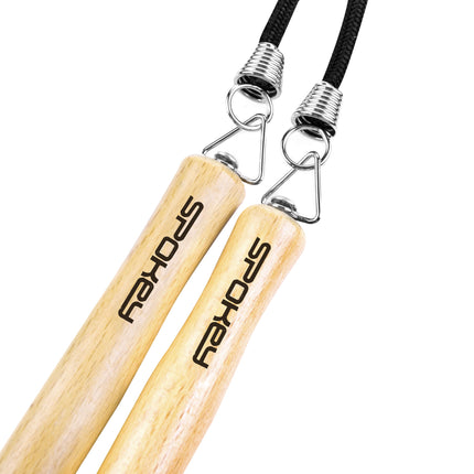 Hyppynaru SPOKEY Quick Jump III puisilla kahvoilla