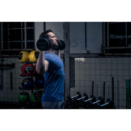 Käsipainot TUNTURI PU Pro käsipainosetti 14-32kg (10prs, 460kg)