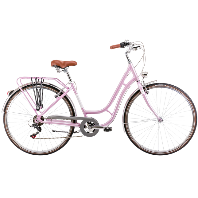 Polkupyörä ROMET Luiza Eco, pinkki (M)