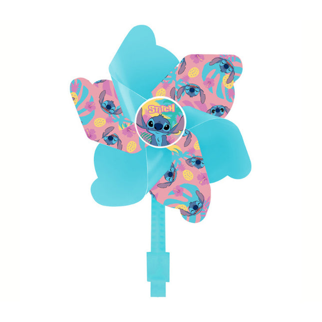 Polkupyörän tuulimylly Stitch, sini-vaaleanpunainen