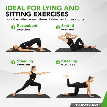 Joogamatto Tunturi Yogamat 8mm, musta