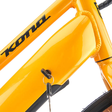 Sähköpyörä Kona Coco HD, kiiltävä metallinkeltainen (S)