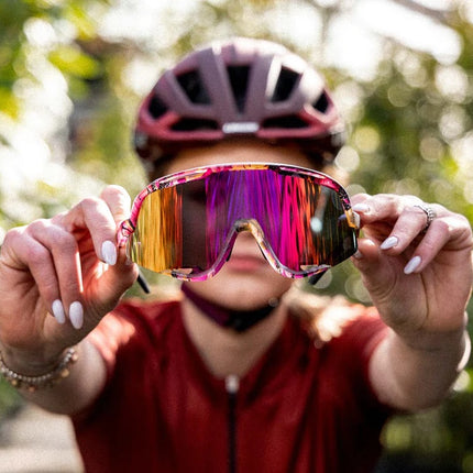 Aurinkolasit LIMAR KOSMOS JUNGLE MATT BLACK AMARANTH