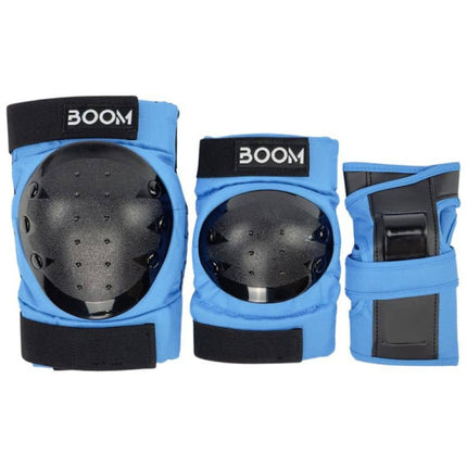 Suojat BOOM Classic Tripple Pad Set, sininen (S)