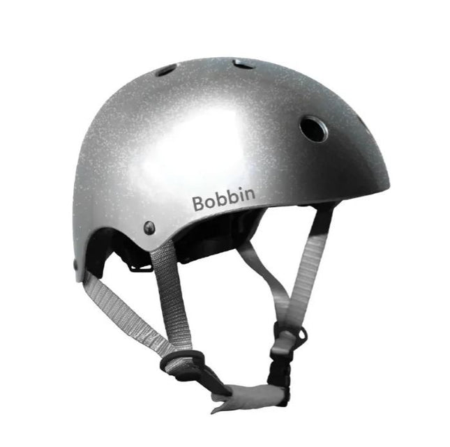 Kypärä BOBBIN Disco, hopea (S/M)