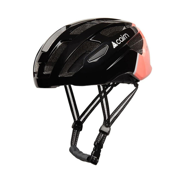 Kypärä CAIRN PRISM II Kiiltävä musta neonpinkki (L)