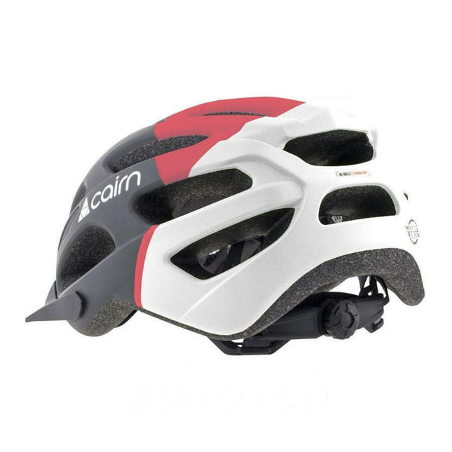 Kypärä CAIRN PRISM XTR II Harmaa Neon Coral, valko-harmaa-vaaleanpunainen (L)