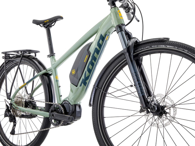 Sähköpyörä KONA El Kahuna SUV, 29" Gloss Landrover (vihreä) (XL)