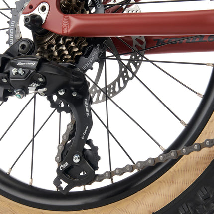 Lasten maastopyörä KONA Honzo 20, Matte Bloodstone (punainen)