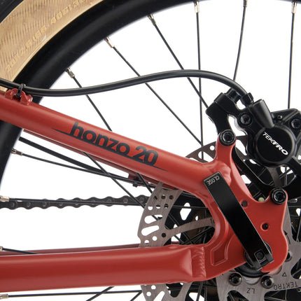 Lasten maastopyörä KONA Honzo 20, Matte Bloodstone (punainen)