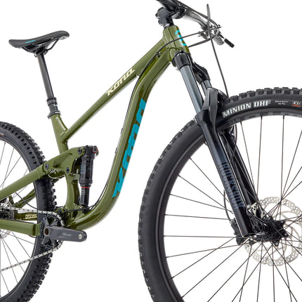 Maastopyörä KONA Process 134 29, kiiltävä oliivi (vihreä) (L)