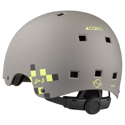 Lasten kypärä CAIRN EON J Matte Khaki Lemon