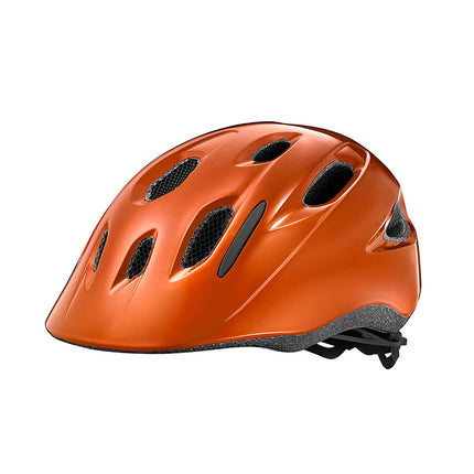 Lasten kypärä GIANT Hoot ARX, kiiltävä metallinhohtoinen oranssi
